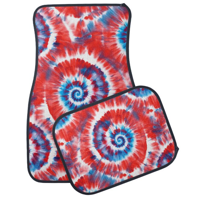 Tie-Dye Car Floor Mat (Set)