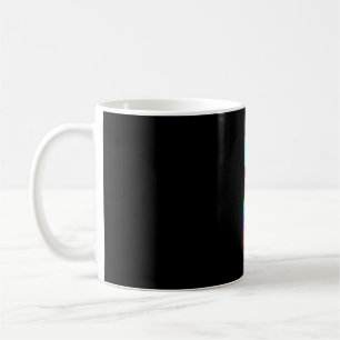 Tie Dye Cat _ Colorful Tye Dye Kitten Coffee Mug