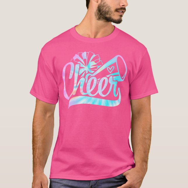 Tie Dye Cheer Cheerleading For Cheerleader Squad G T-Shirt (Front)