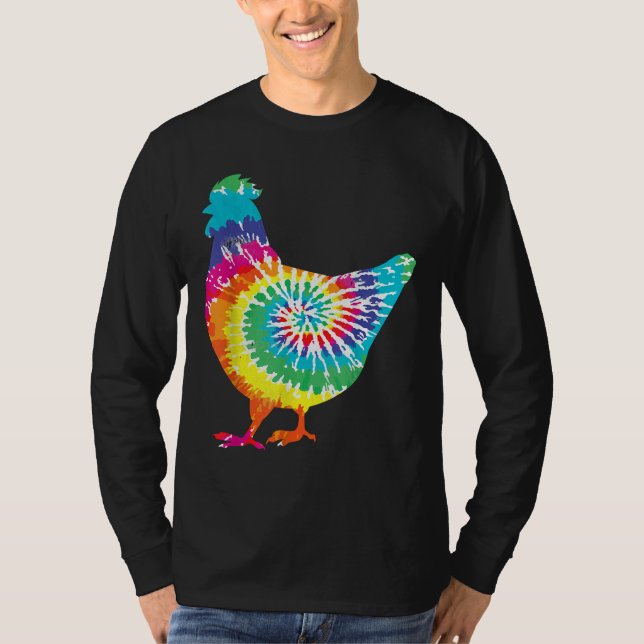 Tie Dye Chicken T-Shirt (Front)