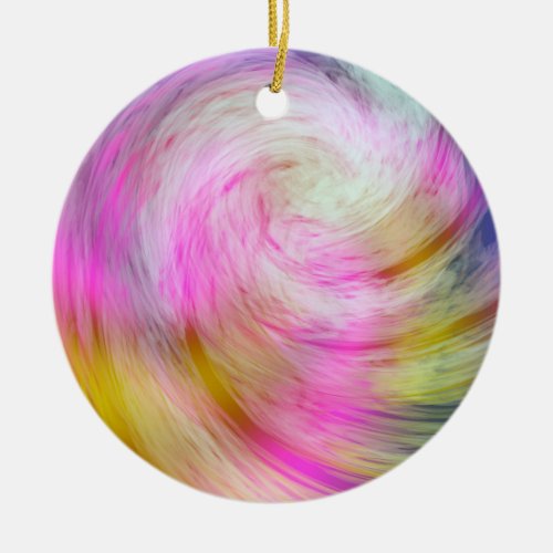 Tie Dye Christmas Ornament