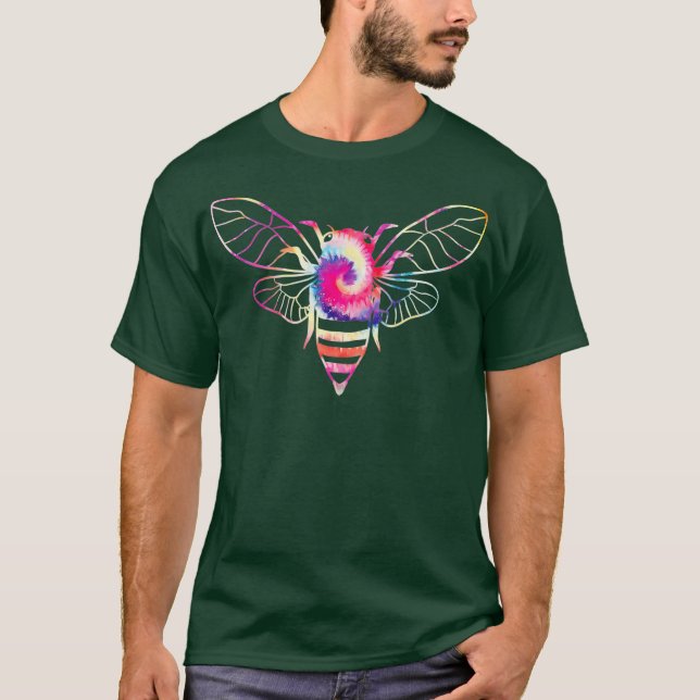 Tie Dye Cicadas Brood X swarm usa 2021 Insect T-Shirt (Front)