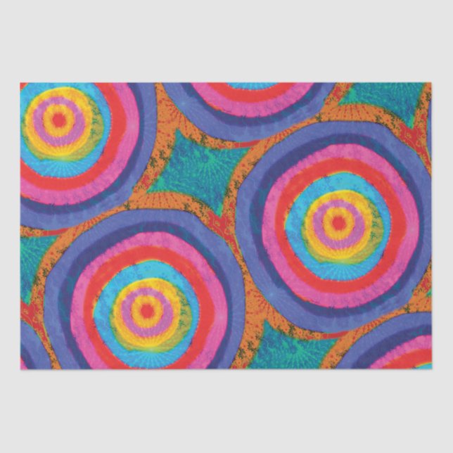 Tie Dye Circles Tissue Paper (Front)