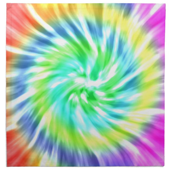 Tie Dye Cloth Napkin (Front)