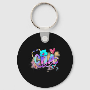 Tie Dye Cna Cute Nurse Day Cna Rn Nurse Week Gifts Keychain