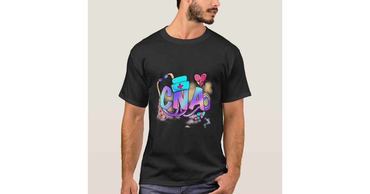 Tie Dye Cna Cute Nurse Day Cna Rn Nurse Week Gifts T-Shirt