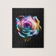 Tie Dye Colorful Rose