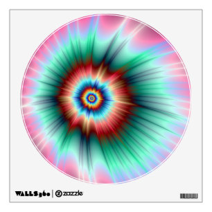 Tie Dye Comet Wall Decal
