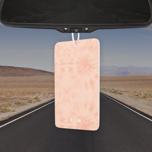 Tie Dye  Coral Pink Modern Pastel Air Freshener