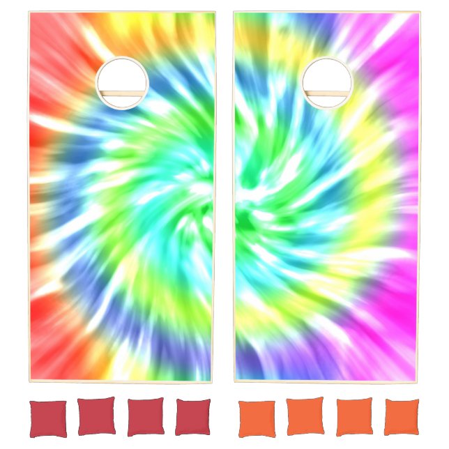 Tie Dye Cornhole Set (Set)