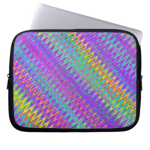 Tie Dye Crazy Chevron Laptop Sleeve