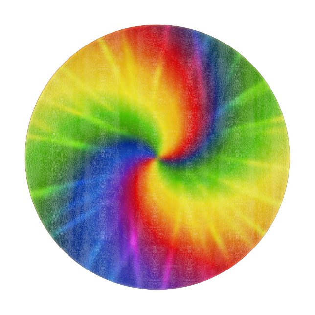 Tie dye cutting board (Front)