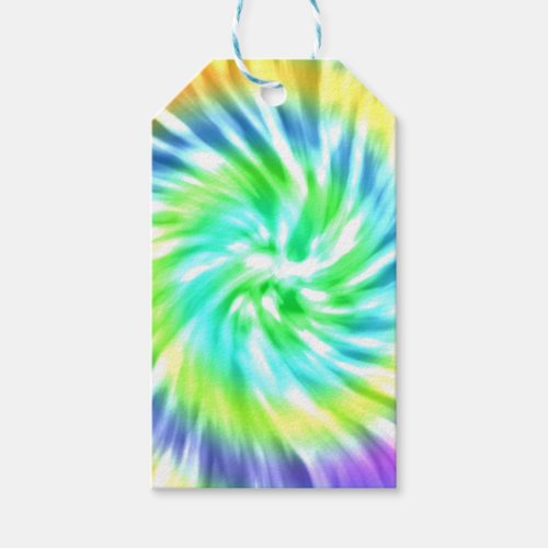 Tie Dye Design Gift Tags