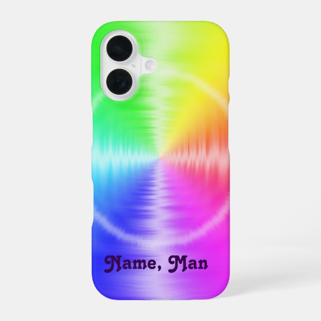 Tie-dye design -  iPhone case (Back)