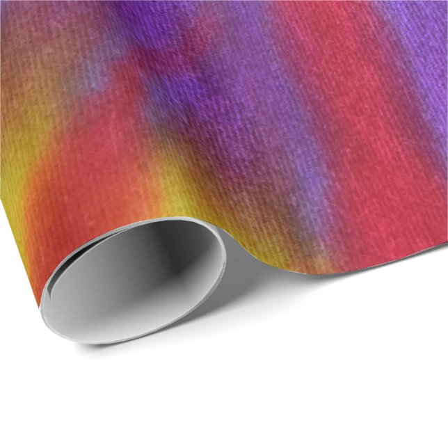 Tie Dye Design Wrapping Paper (Roll Corner)