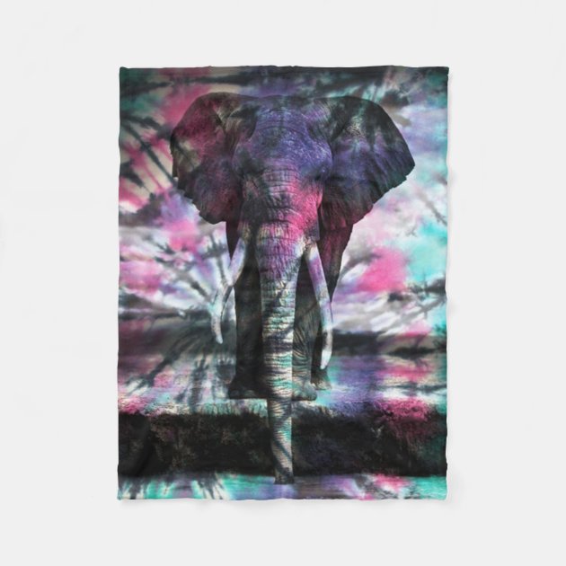 elephant fleece blanket