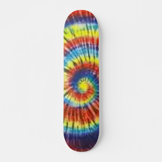 tie-dye-example skateboard deck (Front)