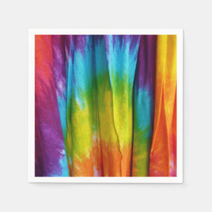Tie-Dye Fabric Print Paper Napkins
