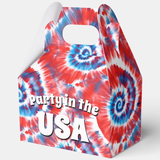 Tie-Dye Favor Boxes (Front)