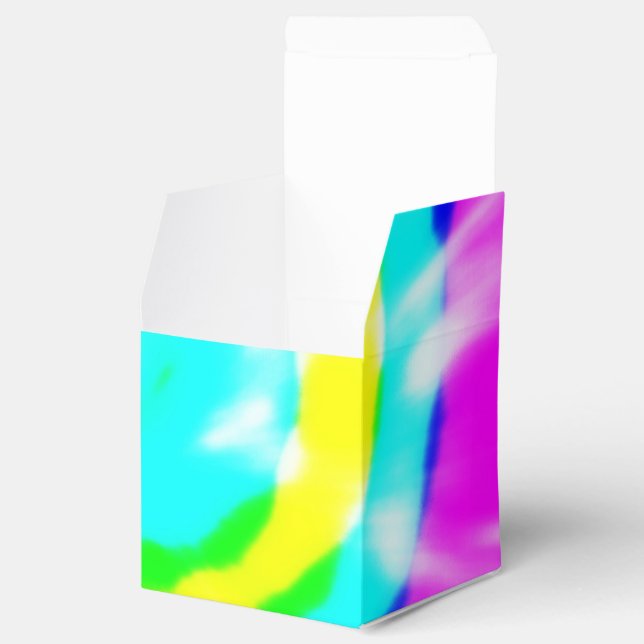 Tie Dye Favor Boxes (Opened)