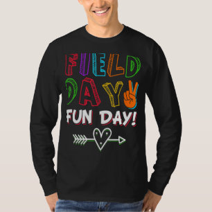 Tie Dye Field Day Vibes Last Day Of School Field D T-Shirt