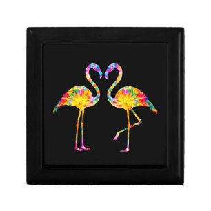 TIE DYE FLAMINGO GIFT BOX