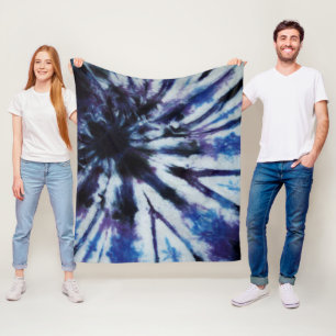 Tie Dye Fleece Blanket