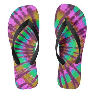 Tie Dye Flip Flops