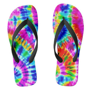Tie Dye Flip Flops