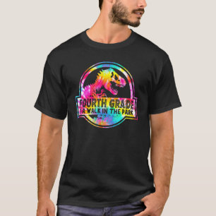 Tie Dye Fourth Grade Squad Back To School 4th Grad T-Shirt