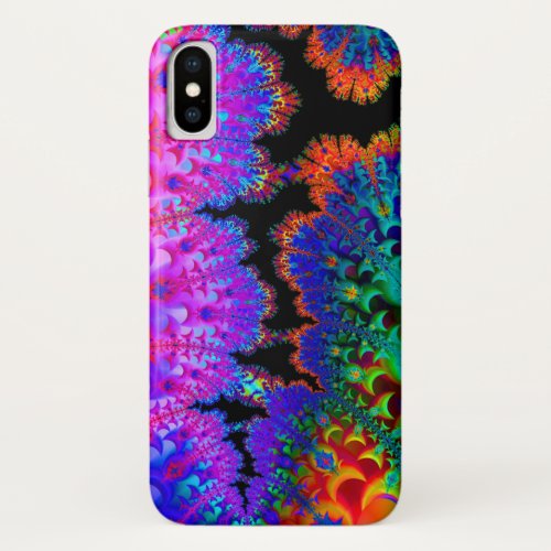 Tie Dye Fractal iPhone X Case