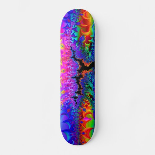 Tie Dye Fractal Skateboard Deck