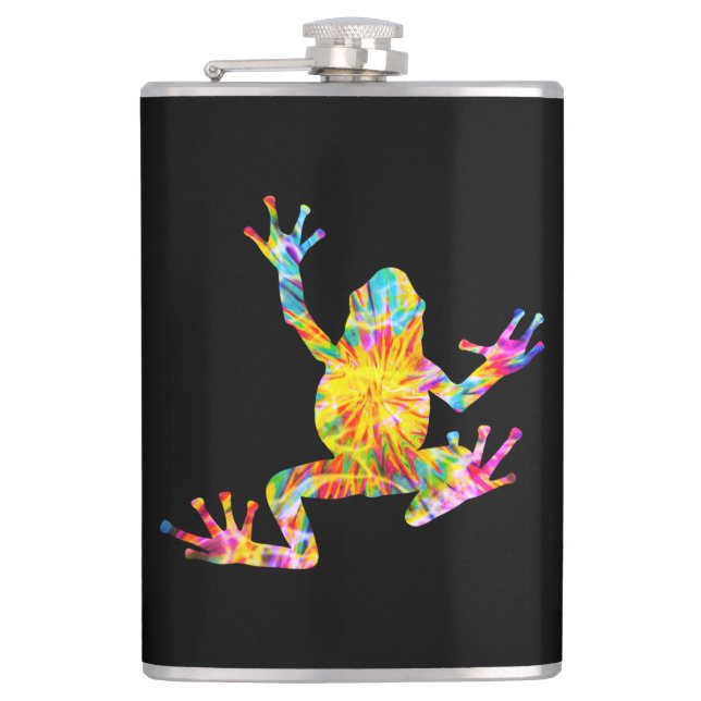 TIE DYE FROG FLASK (Front)