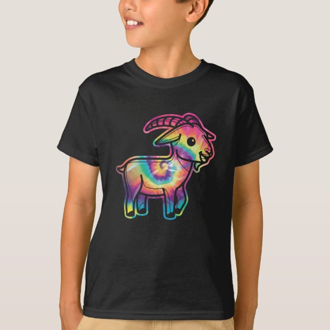 Tie Dye - Goat T-Shirt (Front)