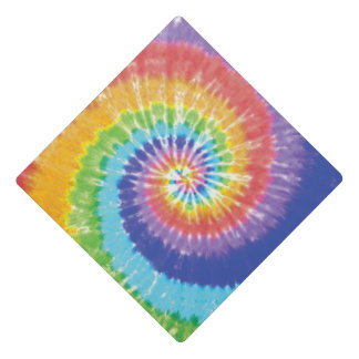 Tie Dye Graduation Cap Topper