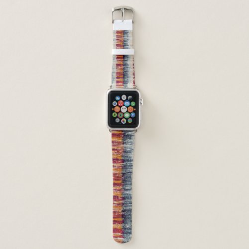 Tie_dye grunge fabric simulation apple watch band
