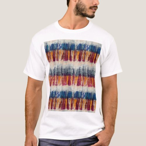 Tie_dye grunge fabric simulation T_Shirt