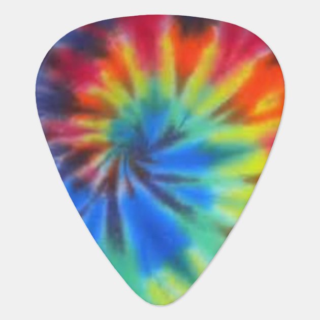 Tie dye shop guitar picks