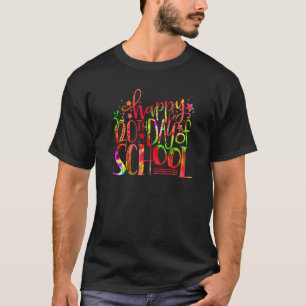 Tie Dye Happy 120th Day Of School Teacher Student T-Shirt