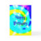 Tie Dye Happy Birthday 60s