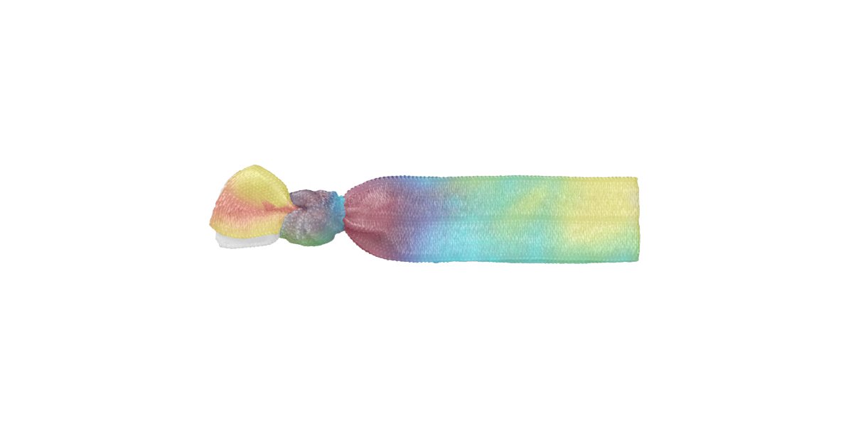 Tie Dye Hippie Look Hair Tie Band Zazzle Com
