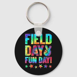 Tie Dye I'm Just Here For Field Day 2022 Teacher S Keychain