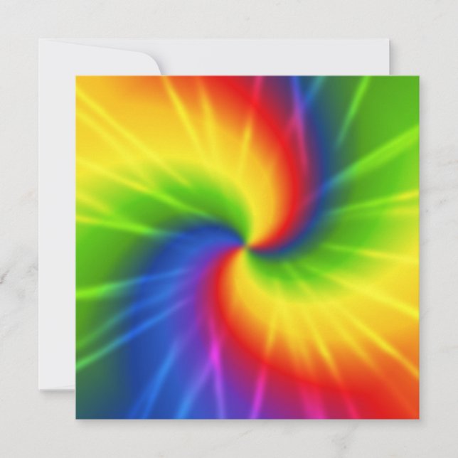 Tie Dye Invitation (Front)