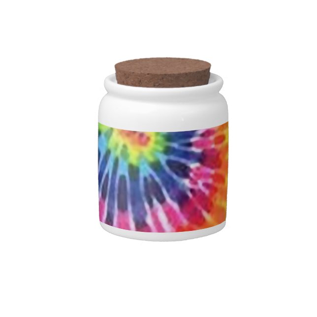 TIE DYE JAR!! CANDY JAR (Front)
