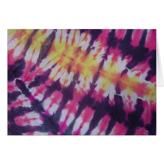 Tie-Dye Jazz Cards (Front Horizontal)