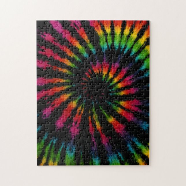 Tie Dye Jigsaw Puzzle (Vertical)