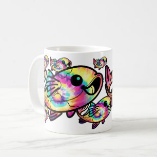 Tie Dye Koi Fish Coffee Mug