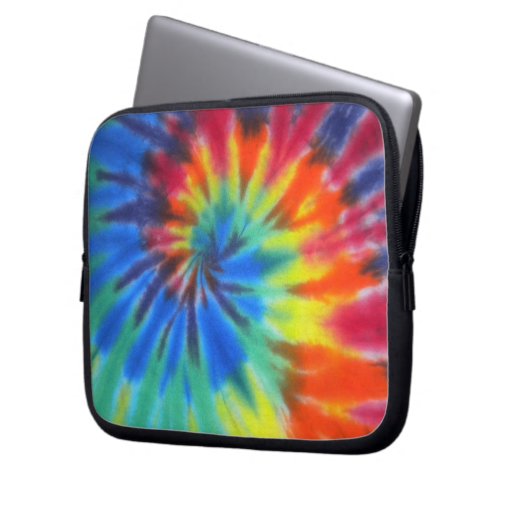 Tie dye laptop case | Zazzle