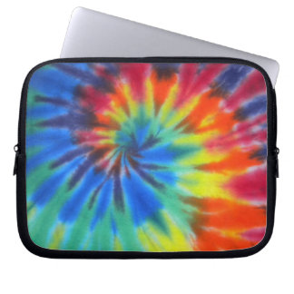 Tie dye laptop case