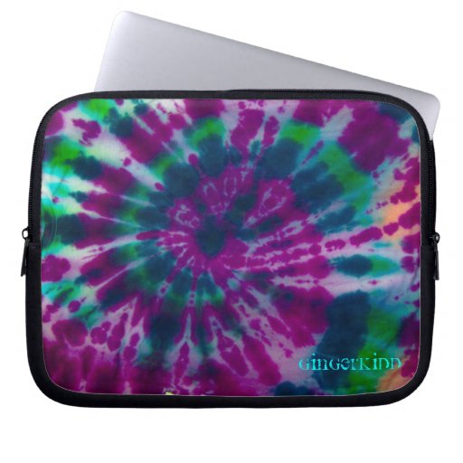 Tie dye laptop sleeve | Zazzle